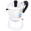 Any Morning Hes-6 Aluminum Espresso Coffee Maker 240 ml