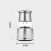 Multi Functional Manual Pepper Mill Convenient Stainless Steel Grinding Bottle Black Pepper Adjustable Grinder Condiment Tool